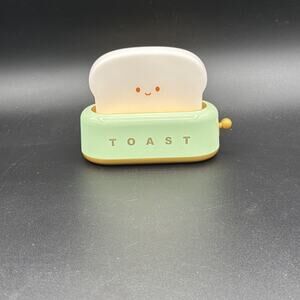 Cute Toast Night Light LED Dimmable Bread Light with Timer Sleep Lamp for Bed